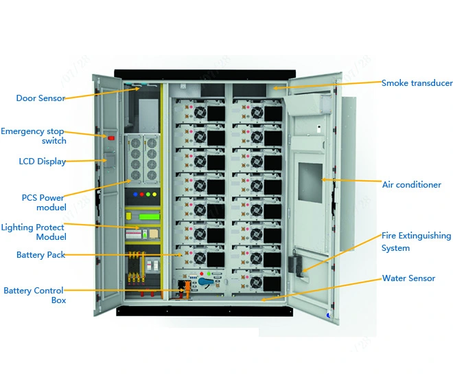 solar battery storage cabinet